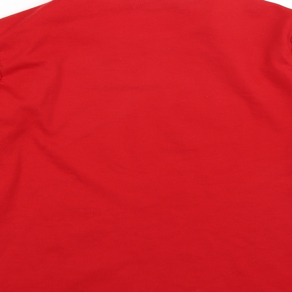 Zara Womens Red   Pullover Jumper Size S