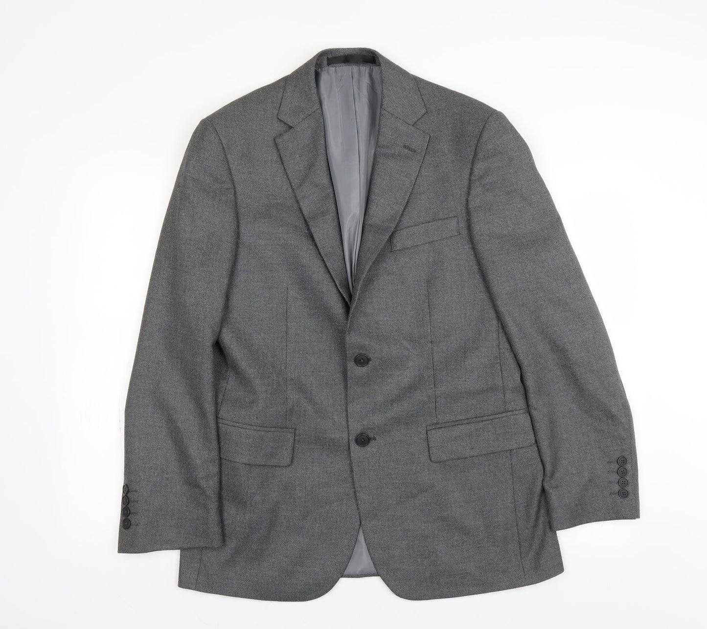 Marks and Spencer Mens Grey   Jacket Suit Jacket Size 38