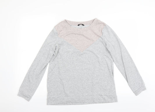 F&F Womens Grey   Pullover Jumper Size 12