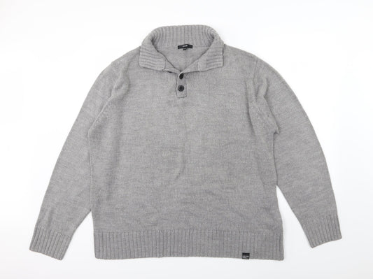 George Womens Grey  Knit Pullover Jumper Size 2XL