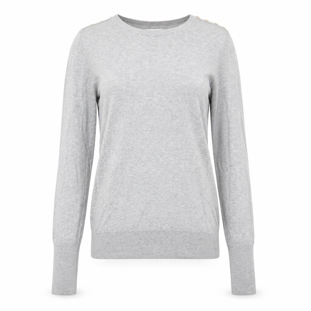 H&M Womens Grey  Knit Pullover Jumper Size L
