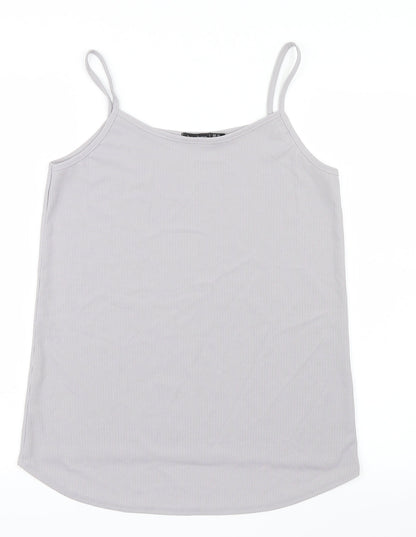 Boohoo Womens Grey   Camisole T-Shirt Size 14