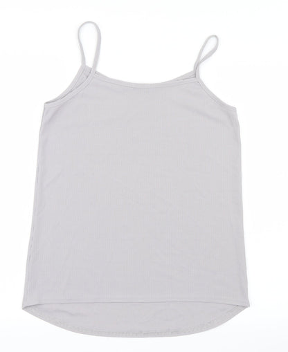 Boohoo Womens Grey   Camisole T-Shirt Size 14
