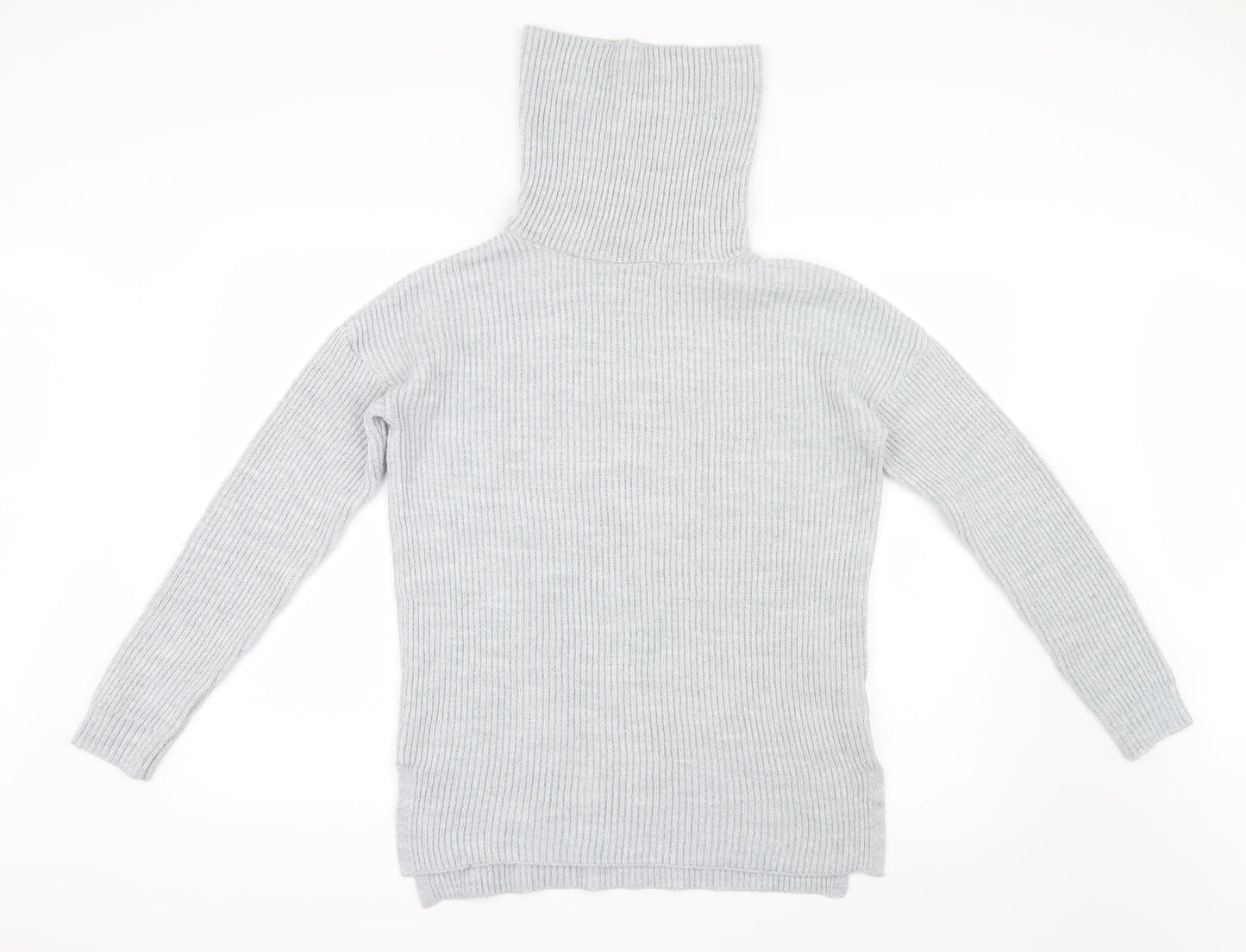 Mudo Collection Womens Grey  Knit Pullover Jumper Size S