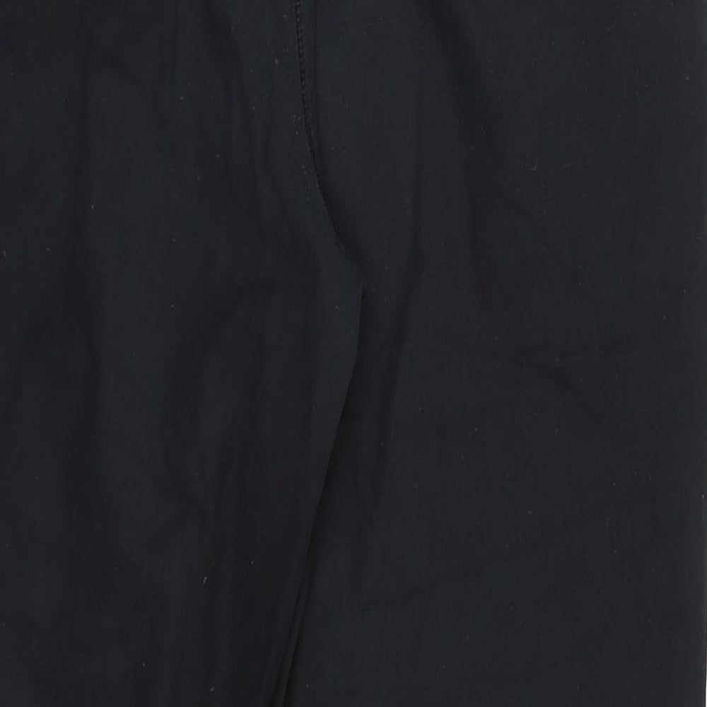 Marks and Spencer Womens Black   Chino Trousers Size M L26 in
