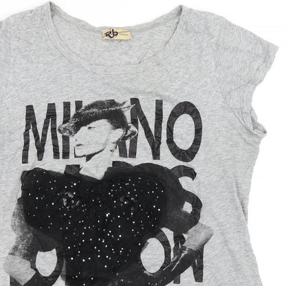 RB Womens Grey   Basic T-Shirt Size M
