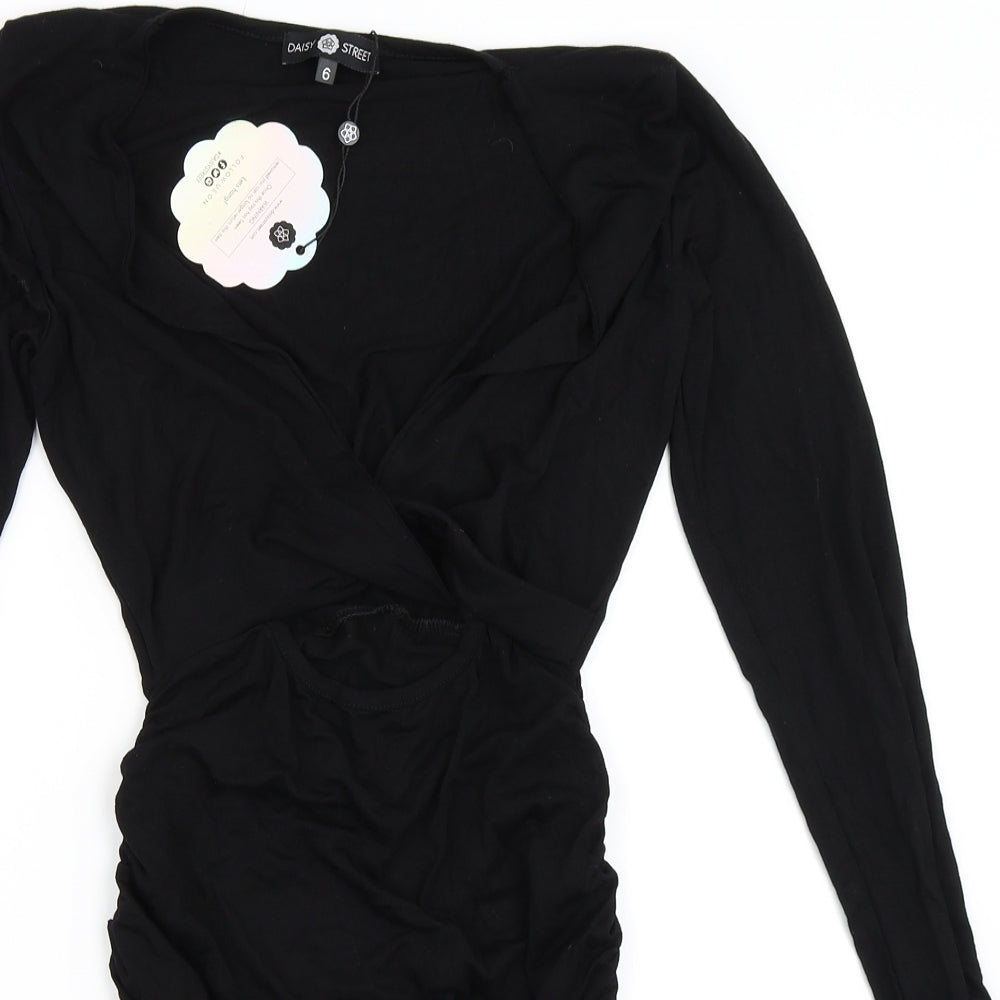 Daisy Street Womens Black   Bodycon  Size 6