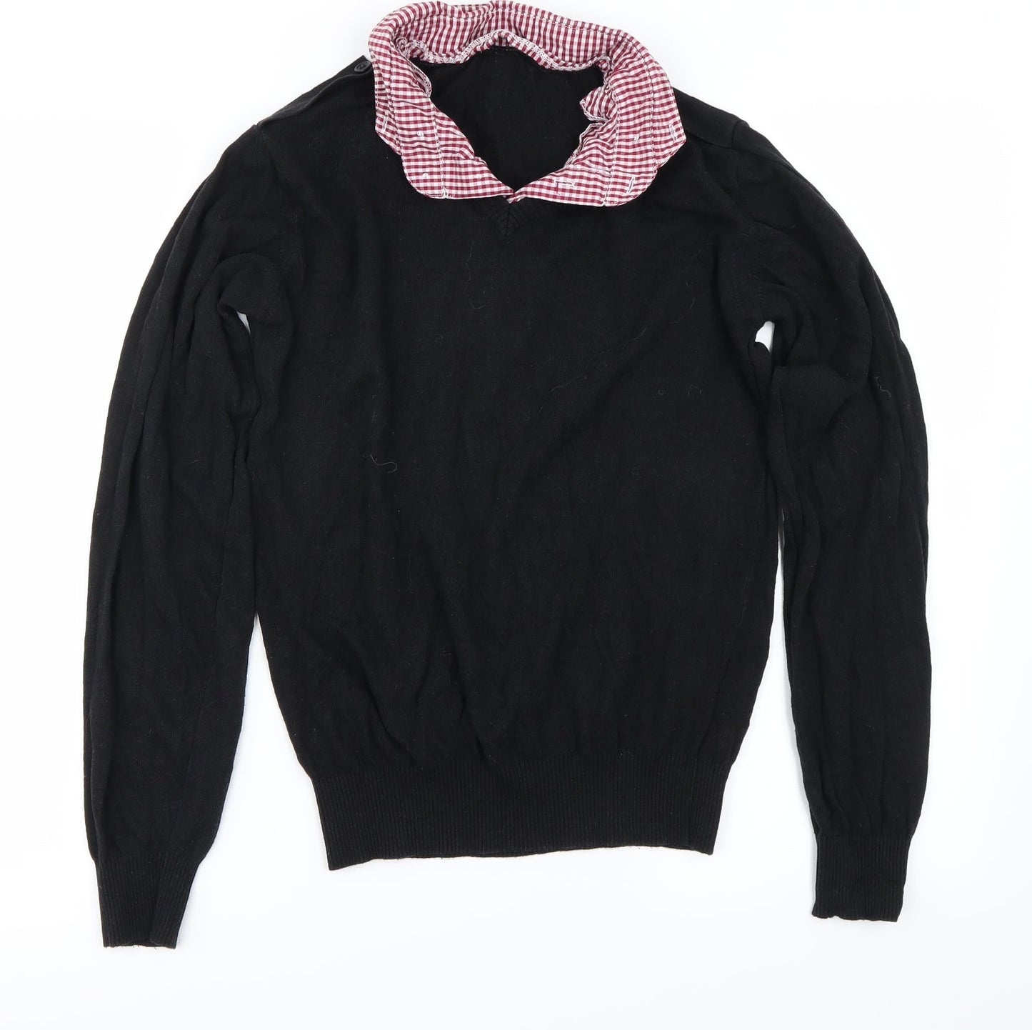 River Island Womens Black   Pullover Jumper Size S