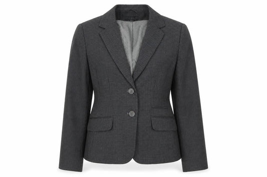 H&M Womens Grey   Jacket Blazer Size 12