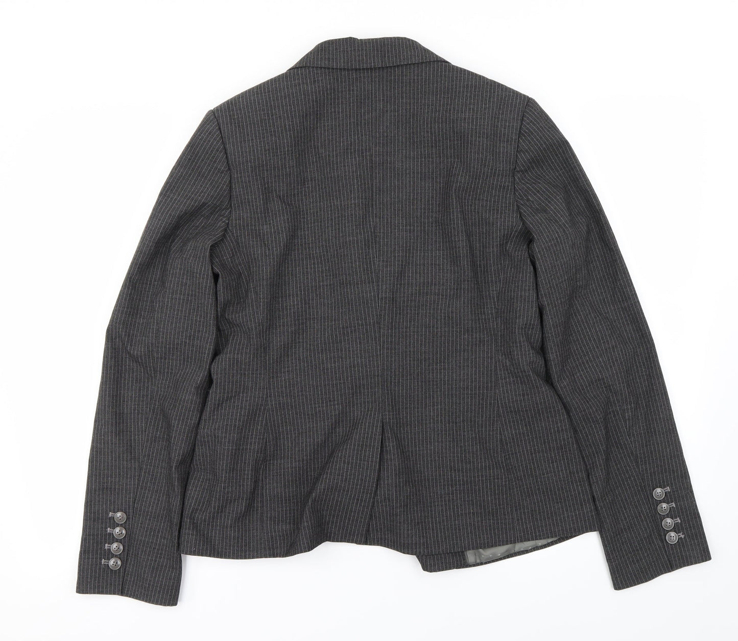 H&M Womens Grey   Jacket Blazer Size 12