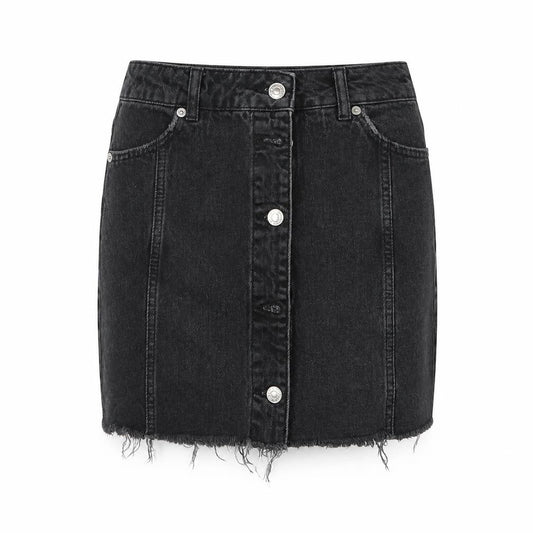 Topshop Womens Black   A-Line Skirt Size 8