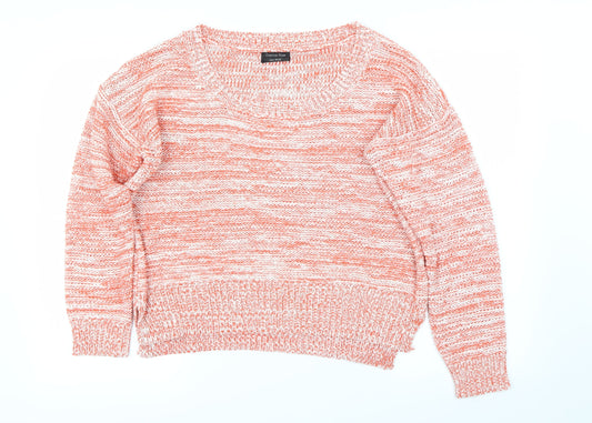 Charcoal rose Womens Orange   Pullover Jumper Size S