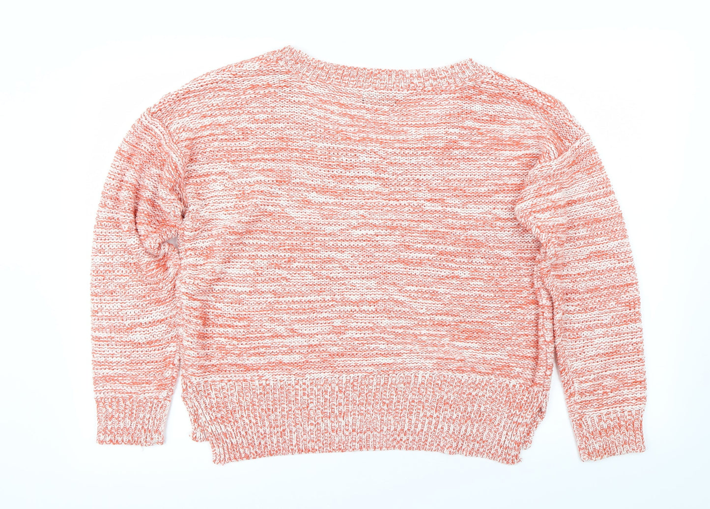 Charcoal rose Womens Orange   Pullover Jumper Size S