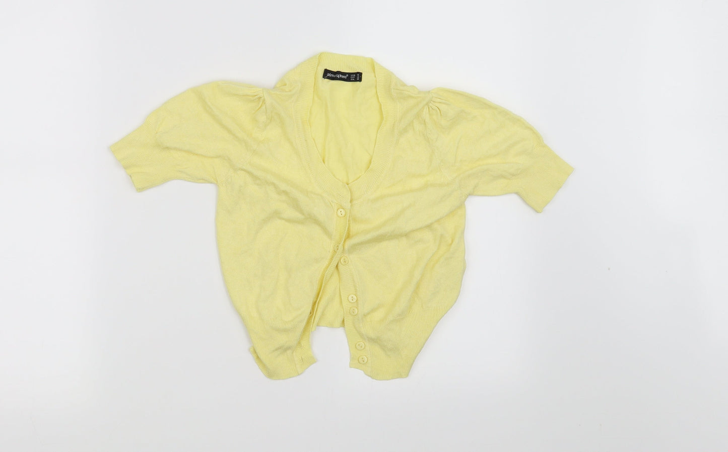 Atmosphere Womens Yellow   Cardigan Jumper Size 10