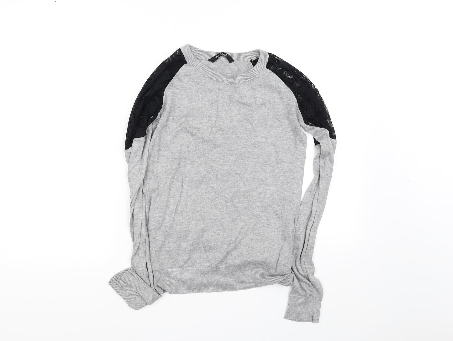 Select Womens Grey   Basic T-Shirt Size 10