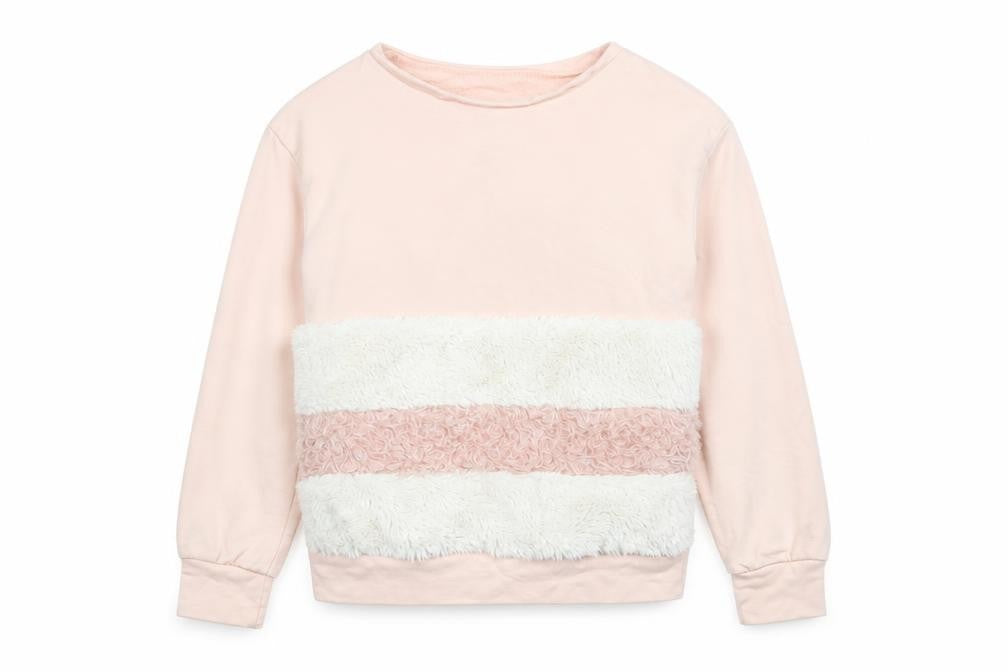Tu  Girls Beige   Pullover Sweatshirt Size 8 Years
