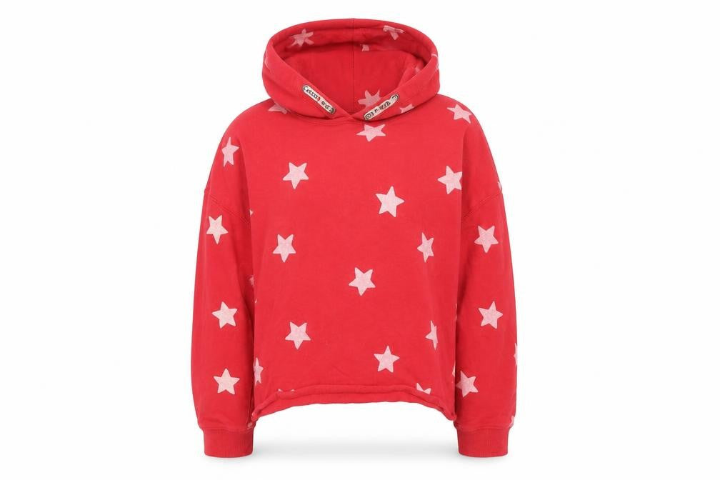 I Love Girlswear Girls Red   Pullover Hoodie Size 8 Years