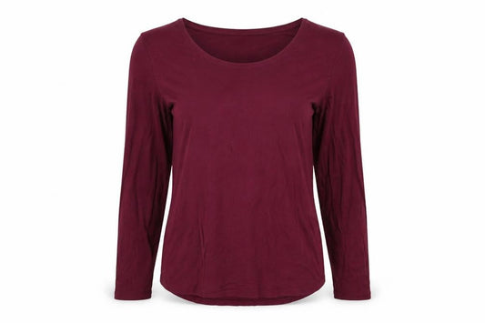 luxe luxueux Womens Red   Basic T-Shirt Size L