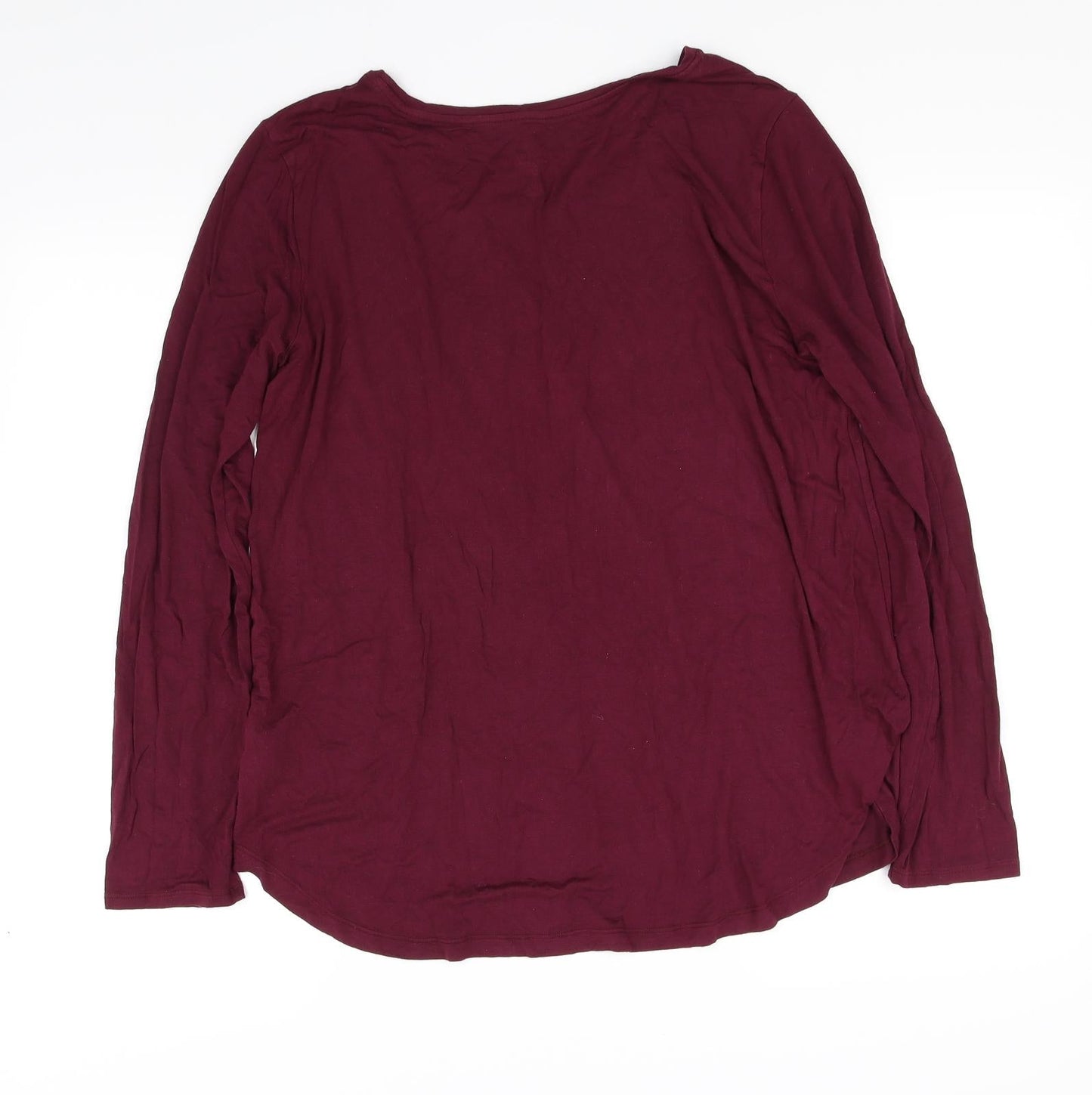 luxe luxueux Womens Red   Basic T-Shirt Size L