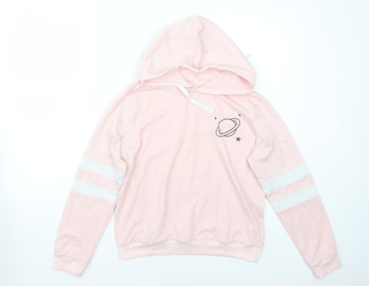 Preworn Womens Pink   Pullover Hoodie Size S