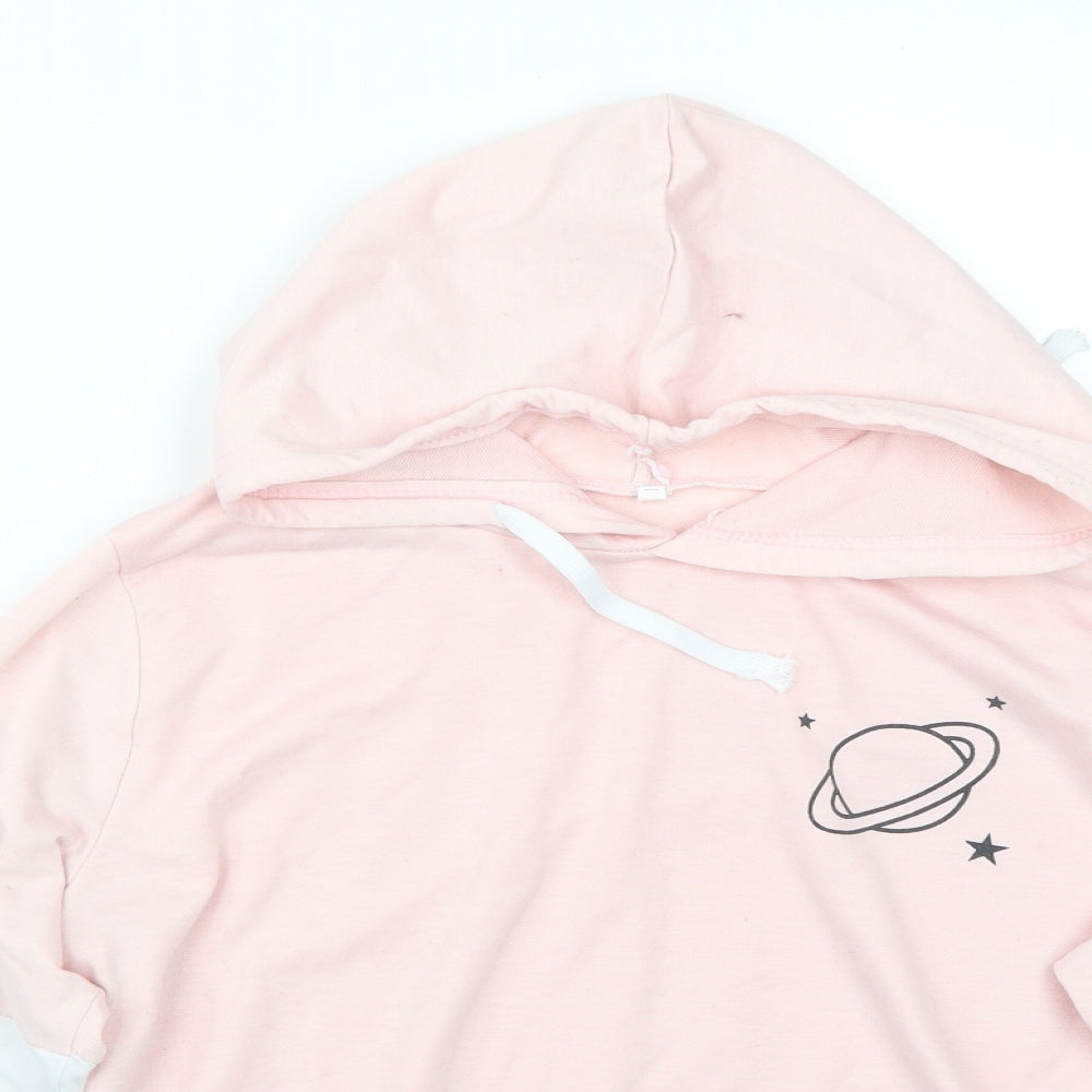 Preworn Womens Pink   Pullover Hoodie Size S