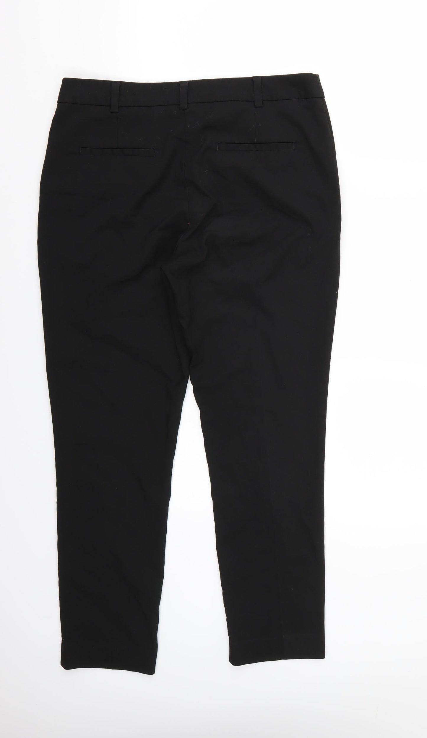 NEXT Womens Black   Trousers  Size 10 L25 in