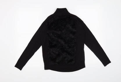 Preloved H&M Womens Black   Pullover Jumper Size 4 - Front