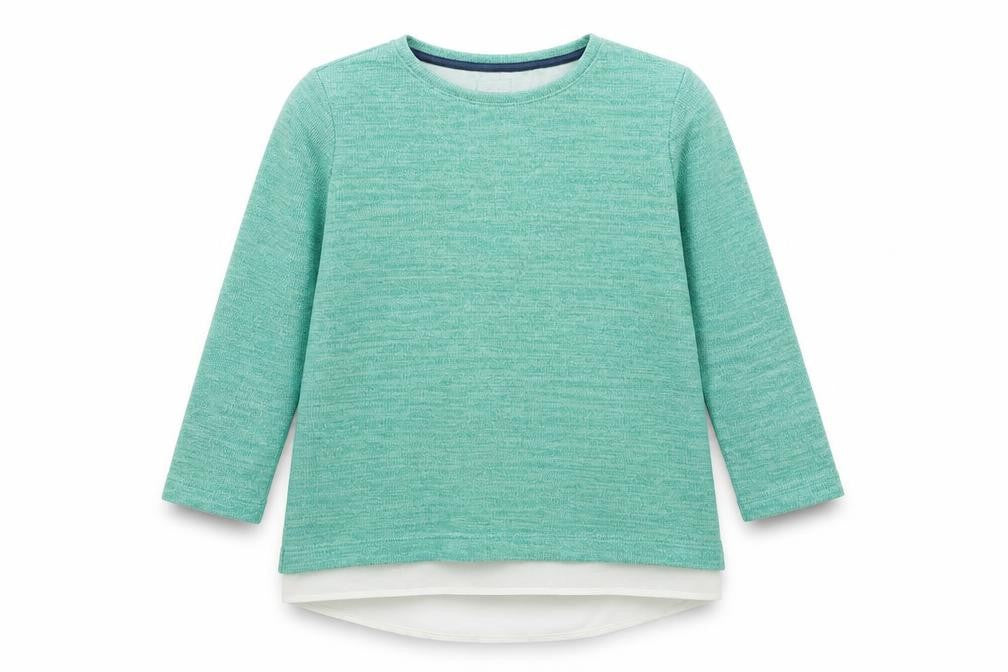 F&F Girls Green   Pullover Jumper Size 9-10 Years