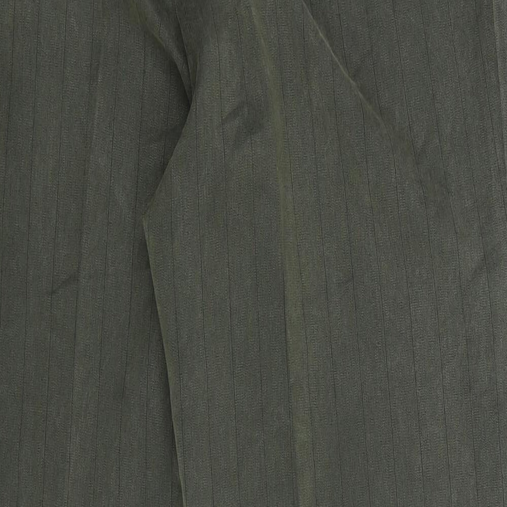 Preworn Womens Grey Striped  Trousers  Size 14 L31 in
