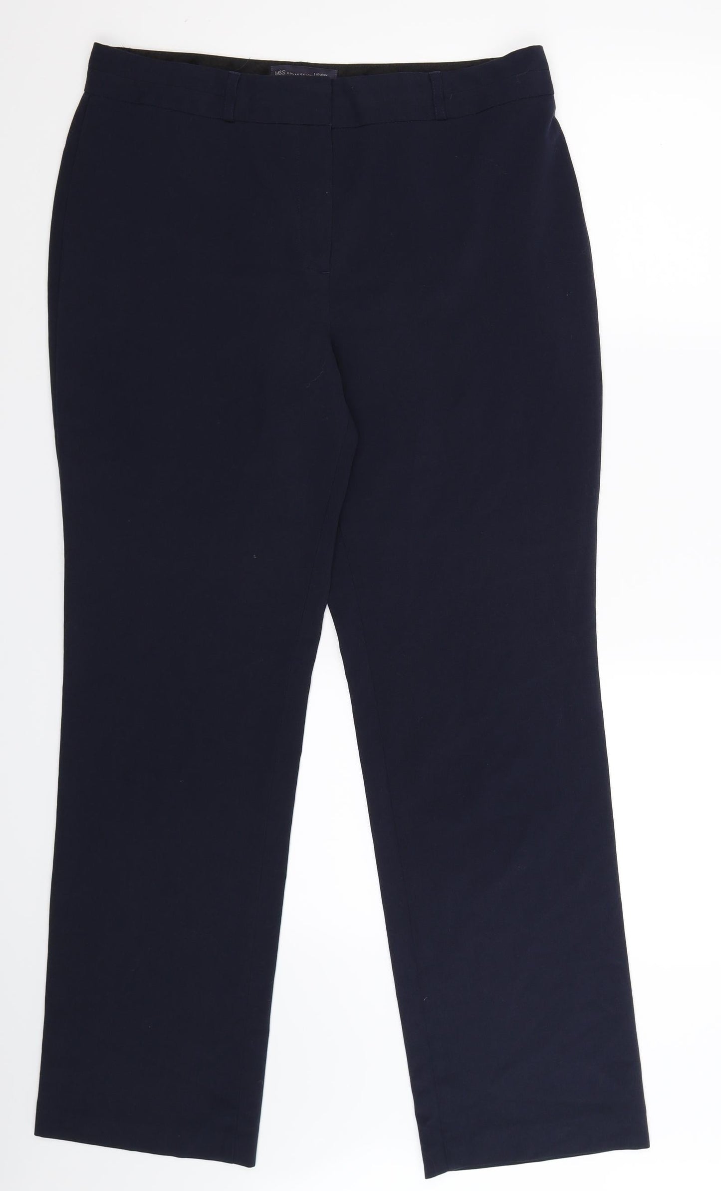Marks and Spencer Womens Blue   Trousers  Size 14 L31 in