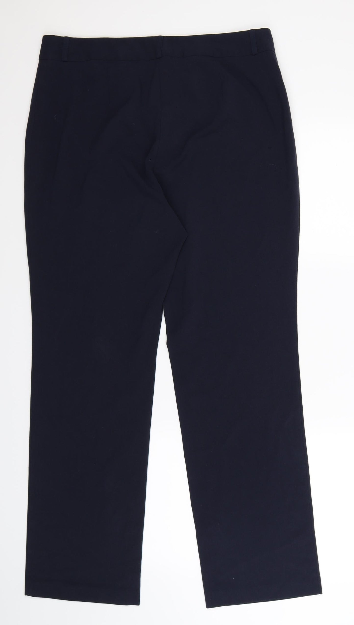 Marks and Spencer Womens Blue   Trousers  Size 14 L31 in