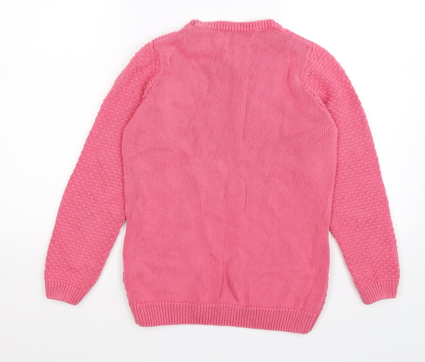 isle Womens Pink  Knit Pullover Jumper Size S
