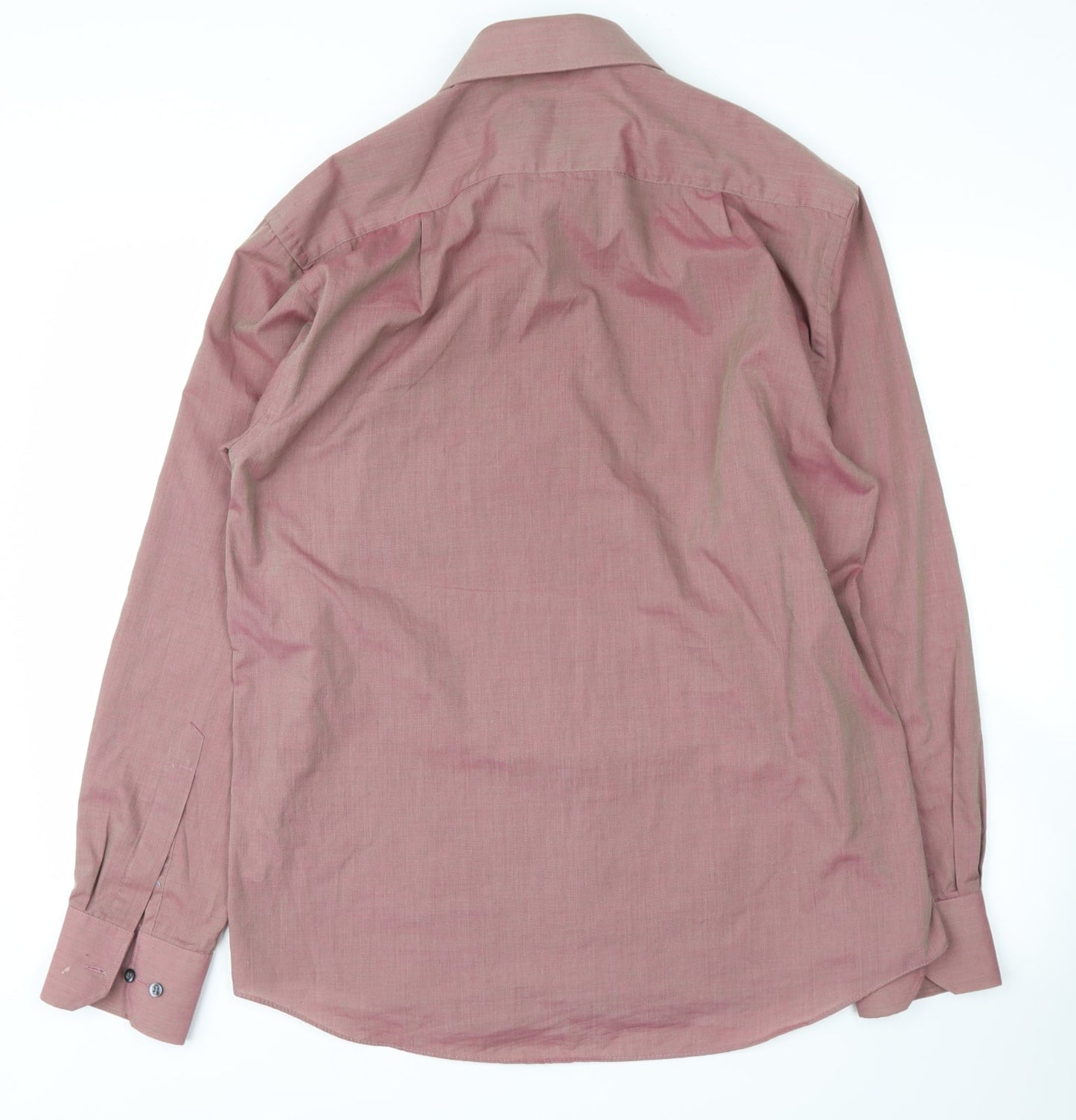 easy care Mens Pink    Button-Up Size 15.5