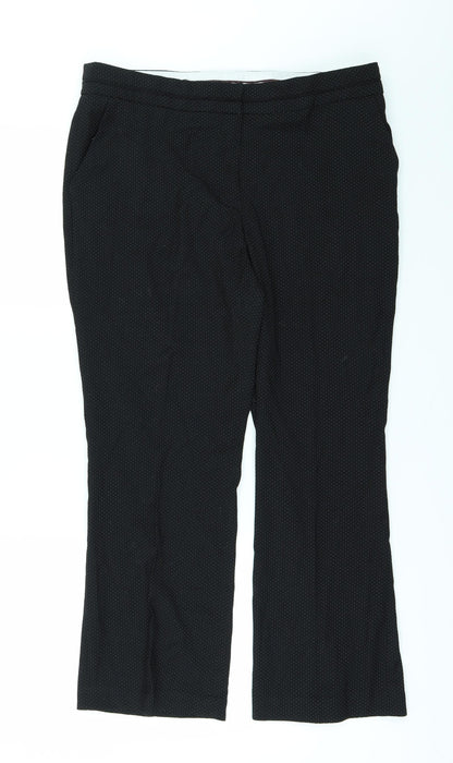 Next Womens Black   Trousers  Size 10 L23 in