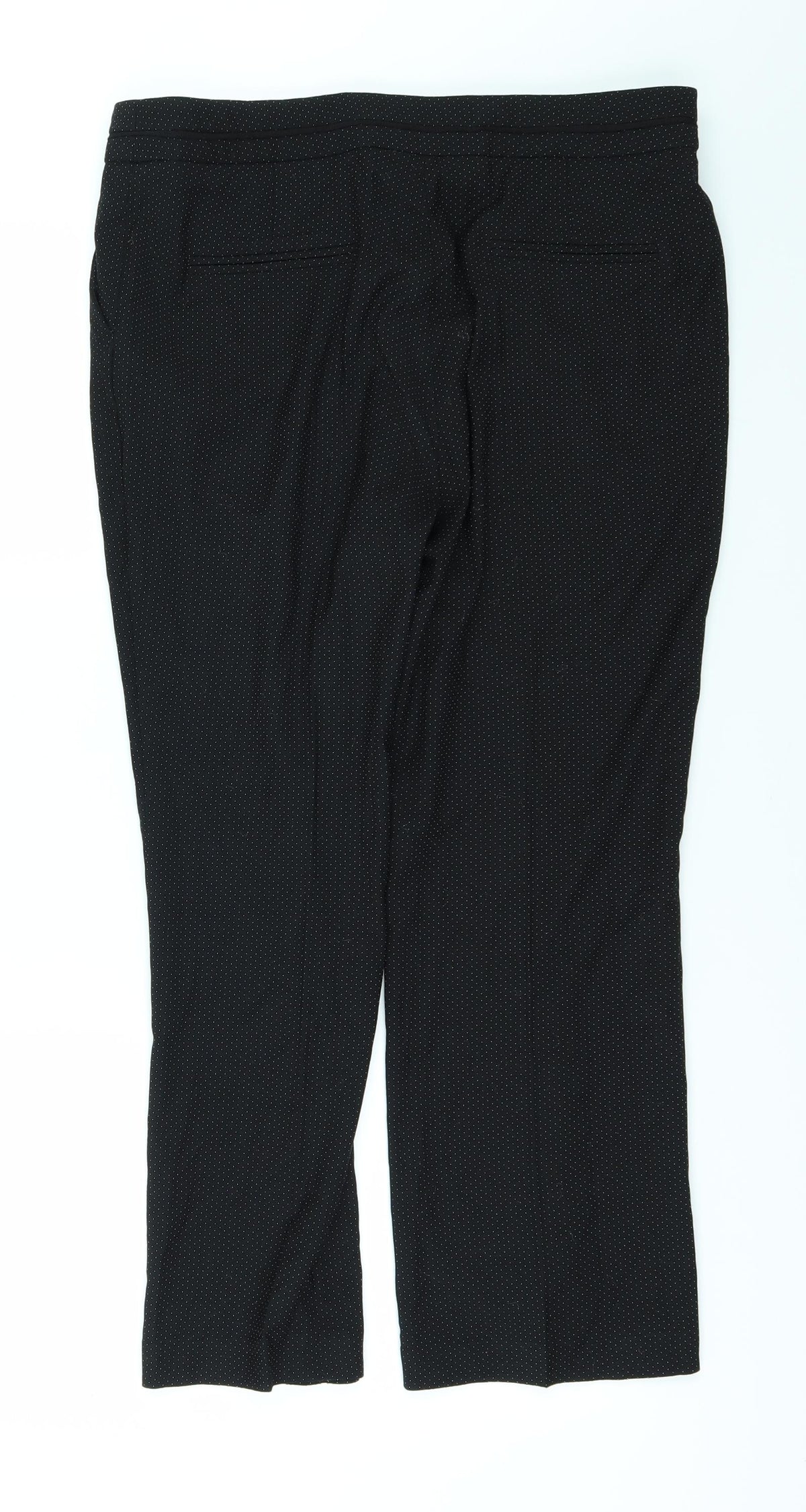 NEXT Womens Black   Trousers  Size 10 L23 in