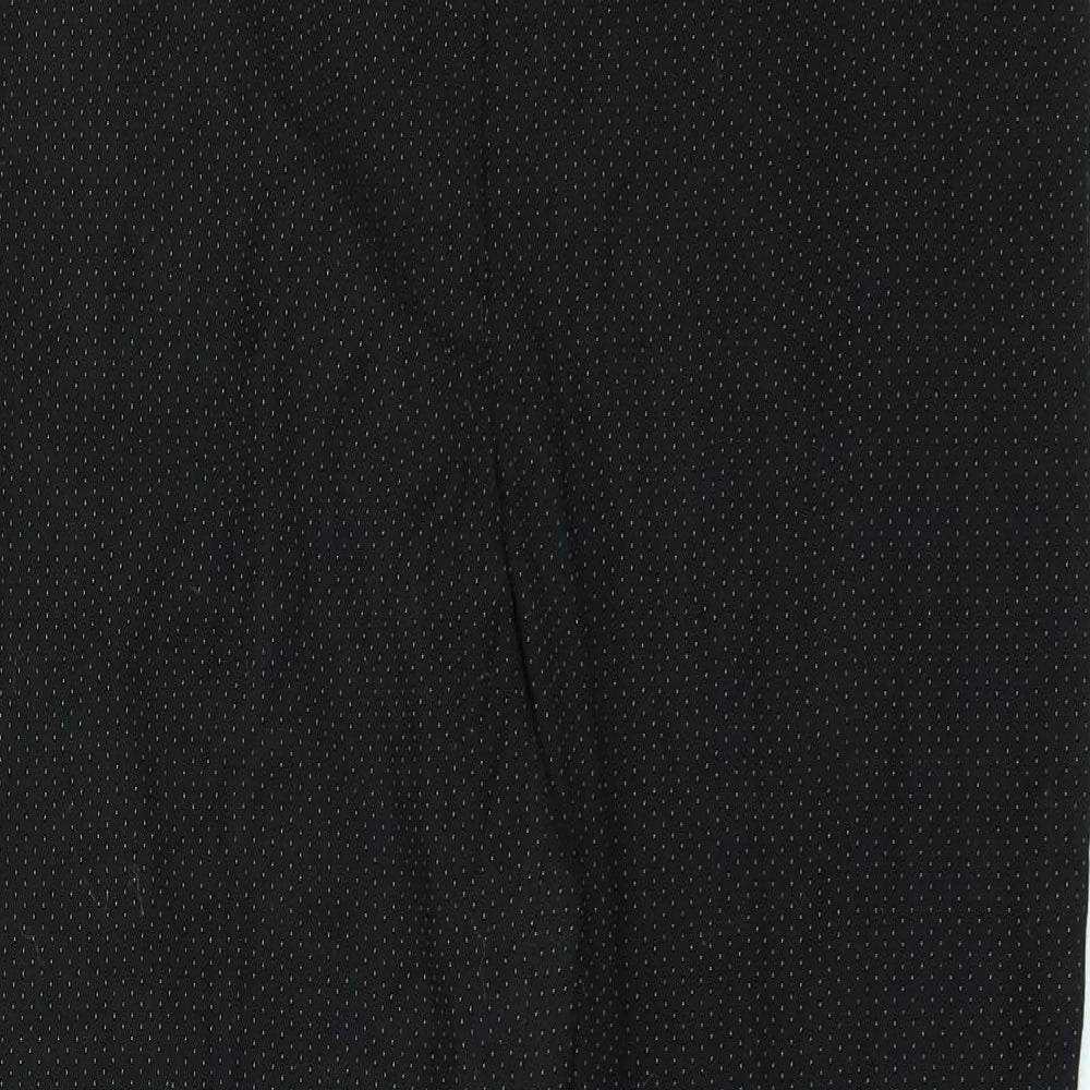 NEXT Womens Black   Trousers  Size 10 L23 in