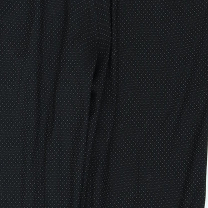 Next Womens Black   Trousers  Size 10 L23 in