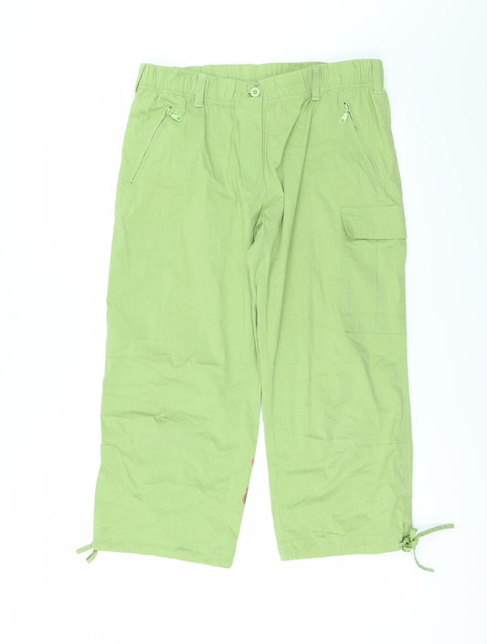FG Womens Green   Trousers  Size M L22 in