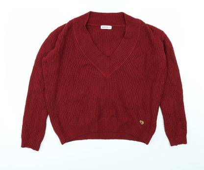 Brownie Womens Red   Pullover Jumper Size S