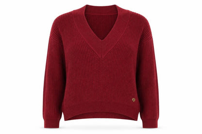 Brownie Womens Red   Pullover Jumper Size S
