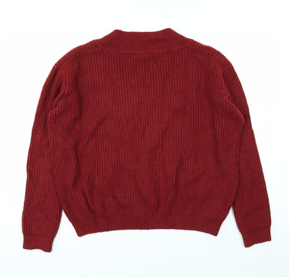 Brownie Womens Red   Pullover Jumper Size S
