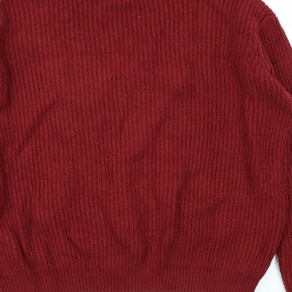 Brownie Womens Red   Pullover Jumper Size S