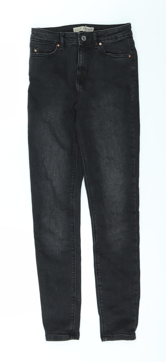 DenimCo Womens Black   Skinny Jeans Size 8 L26 in