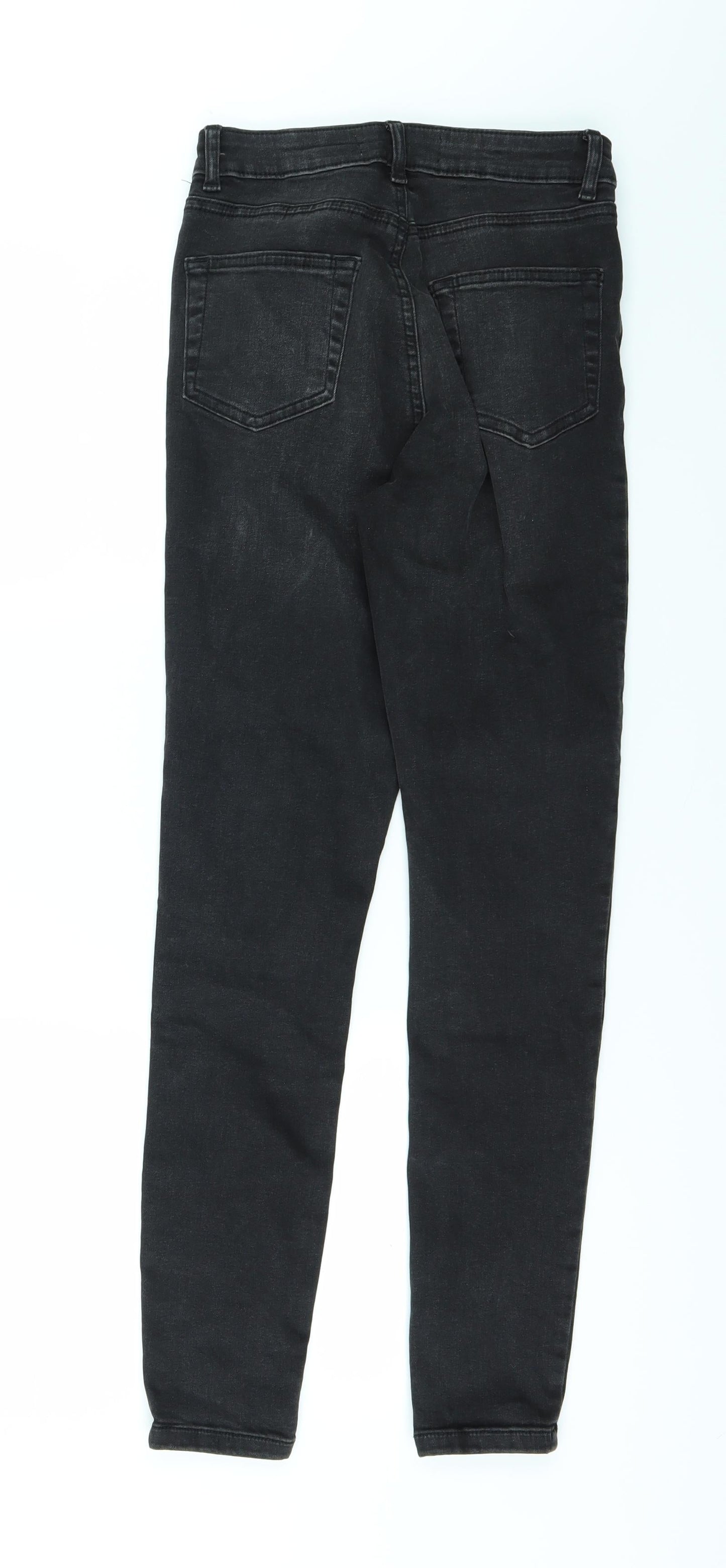 DenimCo Womens Black   Skinny Jeans Size 8 L26 in