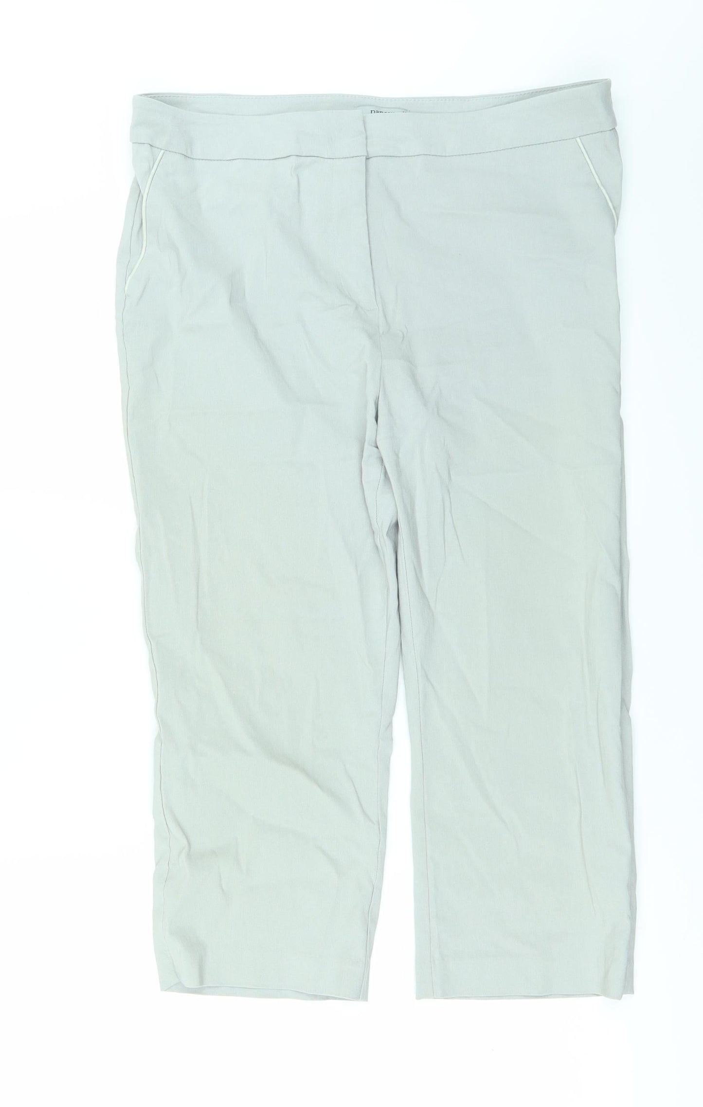Papaya Womens Grey   Trousers  Size 14 L20 in