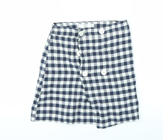 mg Womens Blue   A-Line Skirt Size S