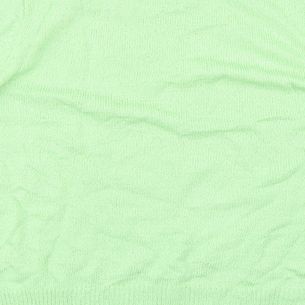 REFLECT Womens Green   Basic T-Shirt Size L