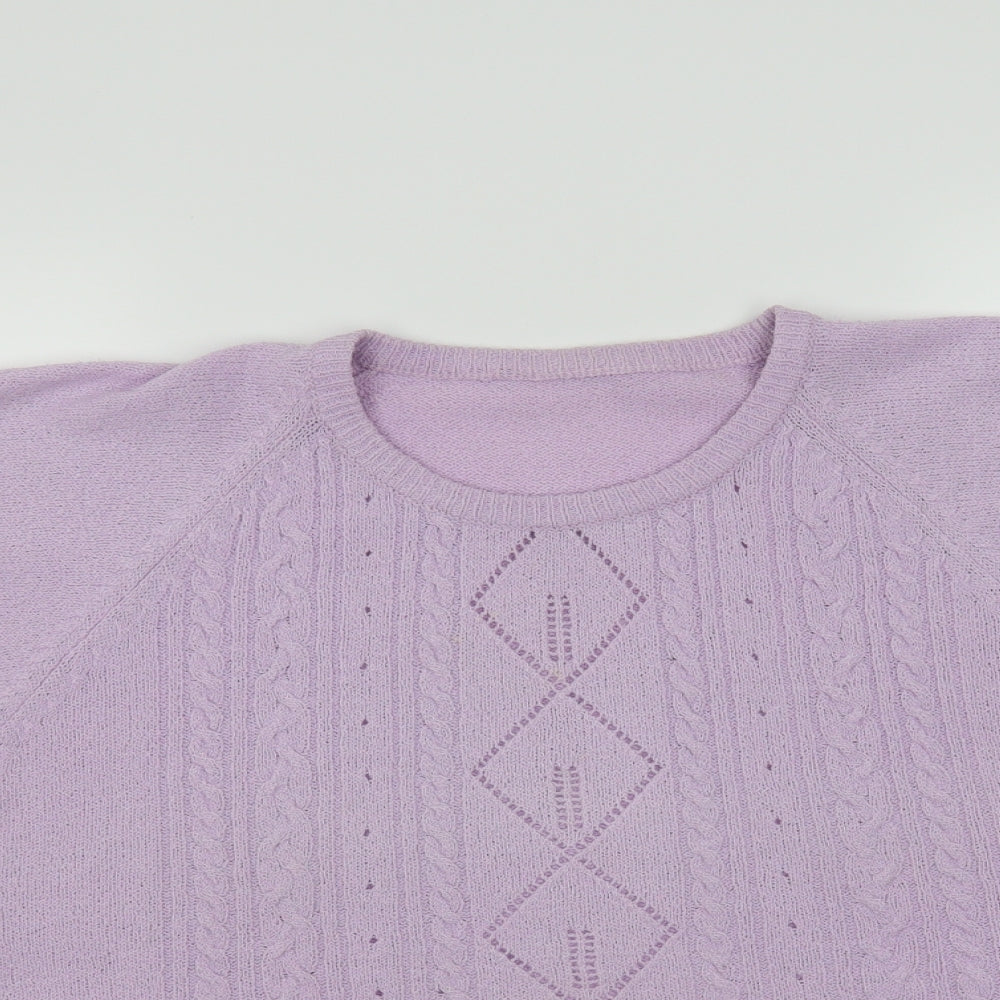 Preworn Womens Purple   Basic T-Shirt Size S