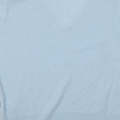 Preloved Berkertex Womens Blue   Basic T-Shirt Size 14 - Label