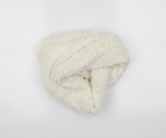 Preworn Womens White    Scarf